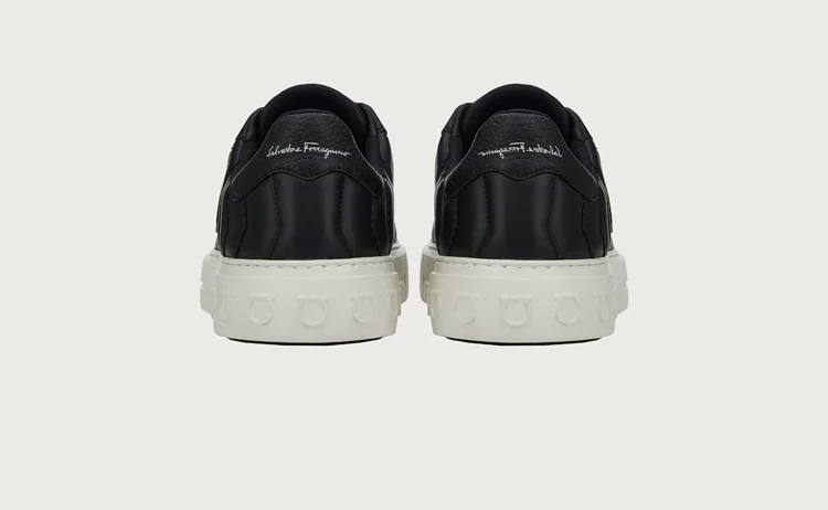  Giày Nam Salvatore Ferragamo Gancini 'Black' 