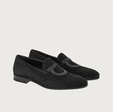  Giày Nam Salvatore Ferragamo Loafer Gancini 'Black' 