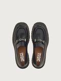  Giày Nam Salvatore Ferragamo Moccasin With Gancini Ornament 'Black' 