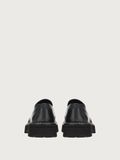  Giày Nam Salvatore Ferragamo Moccasin With Gancini Ornament 'Black' 