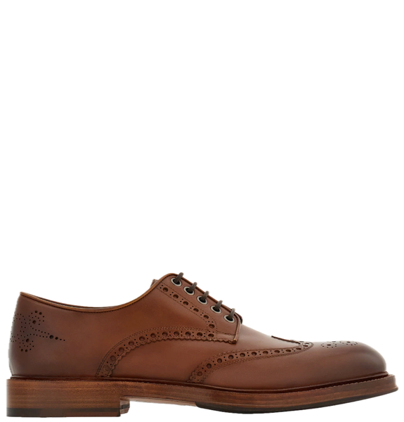  Giày Nam Salvatore Ferragamo Tramezza Wingtip Derby Shoe 'Amber' 