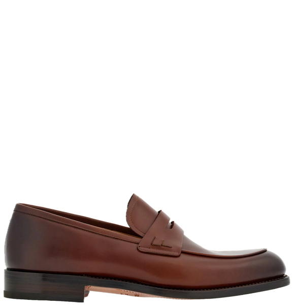  Giày Nam Salvatore Ferragamo Tramezza Penny Loafer 'Brown' 