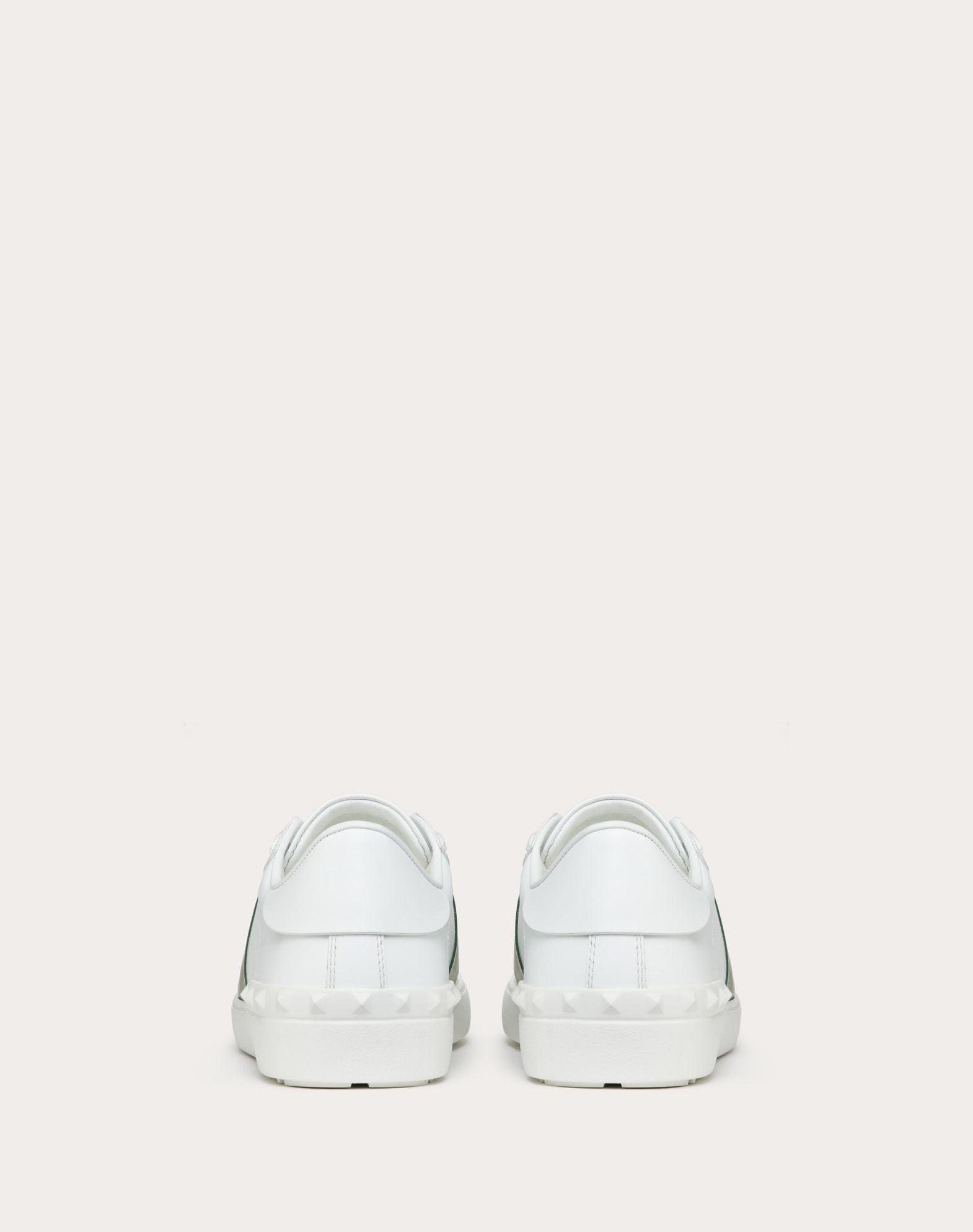  Giày Nam Valentino Calfskin Open Sneaker 'White Green' 