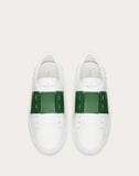  Giày Nam Valentino Calfskin Open Sneaker 'White Green' 