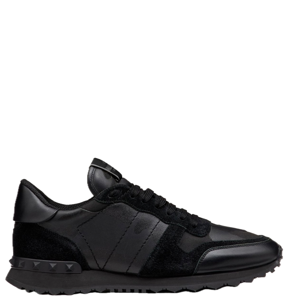  Giày Nam Valentino Camouflage Rockrunner Sneaker 'Black' 