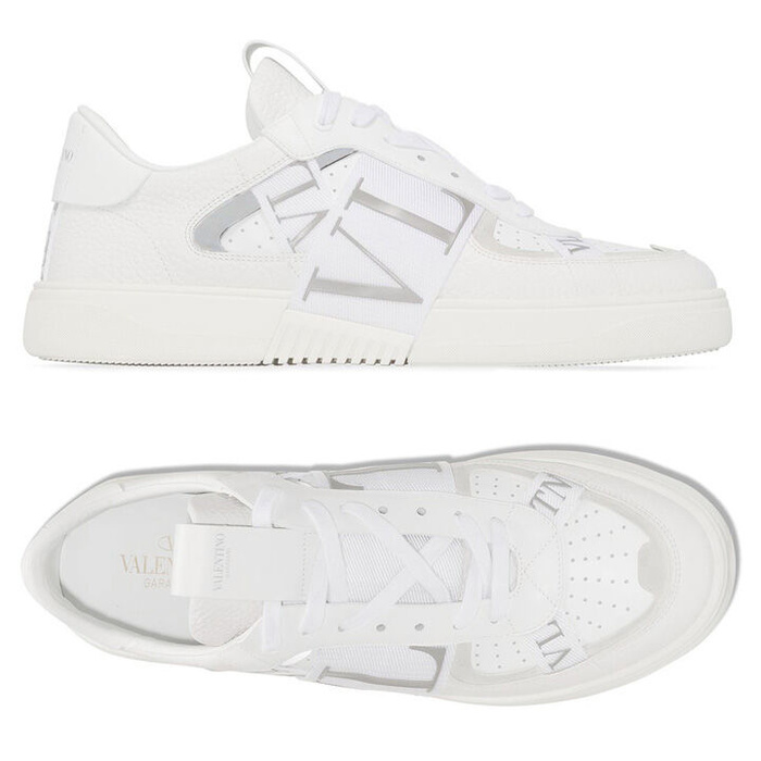  Giày Nam Valentino Garavani Leather Vl7n 'White' 