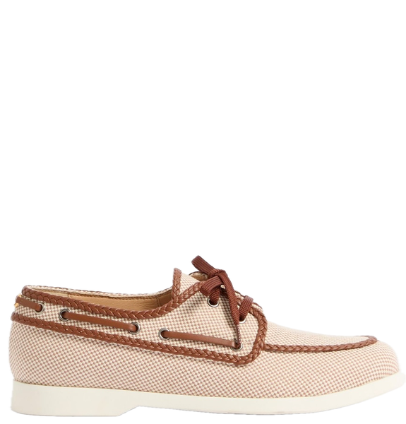  Giày Nam Valentino Palm Avenue Crust Boat Shoe 'Tobacco' 