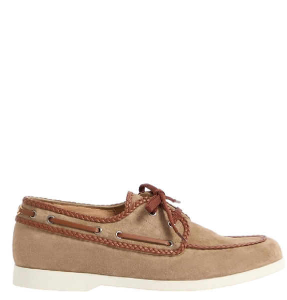  Giày Nam Valentino Palm Avenue Crust Boat Shoe 'Tobacco' 