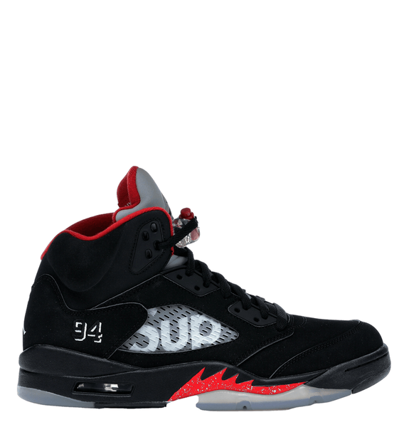  Giày Nike Air Jordan 5 Retro Supreme 'Black' 