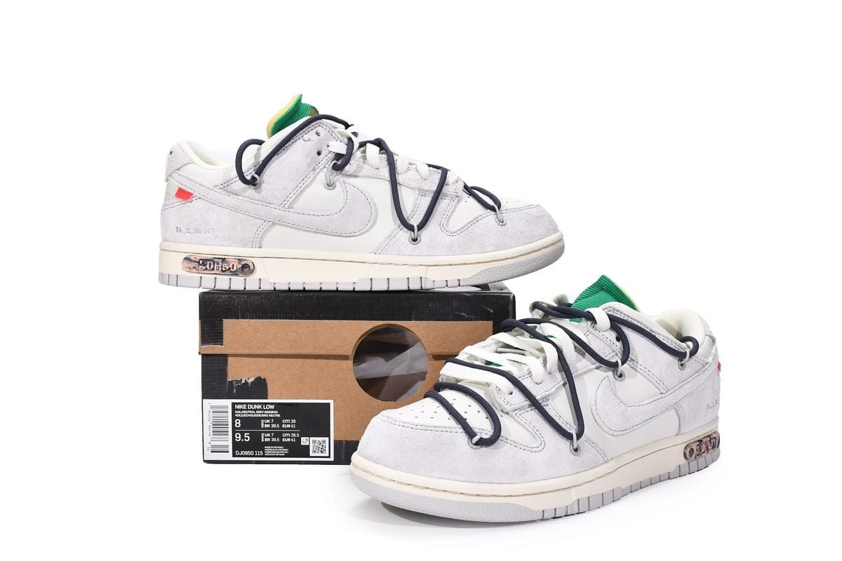 Buy Off-White x Dunk Low 'Lot 20 of 50' - DJ0950 115