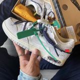  Giày Nike Dunk Low Off-white Lot 20 'White' 