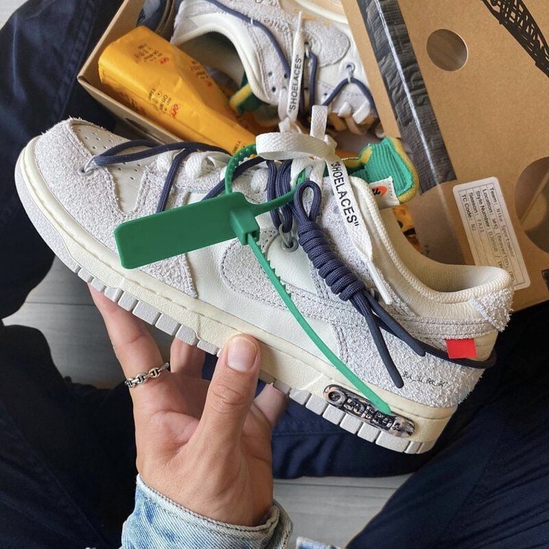 nike off white dunk style codes