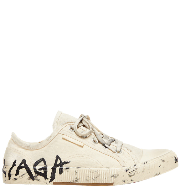  Giày Nữ Balenciaga Paris Low Top Graffiti Trainers 'White' 