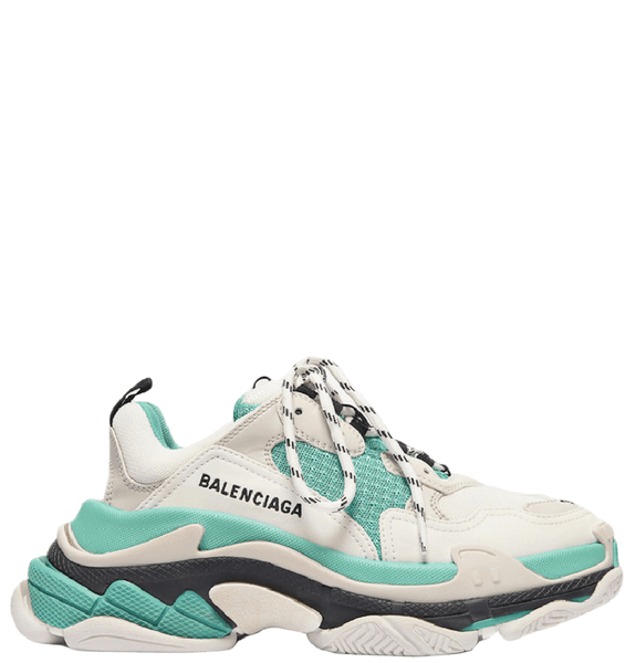  Giày Nữ Balenciaga Triple S 2019 'White Green' 
