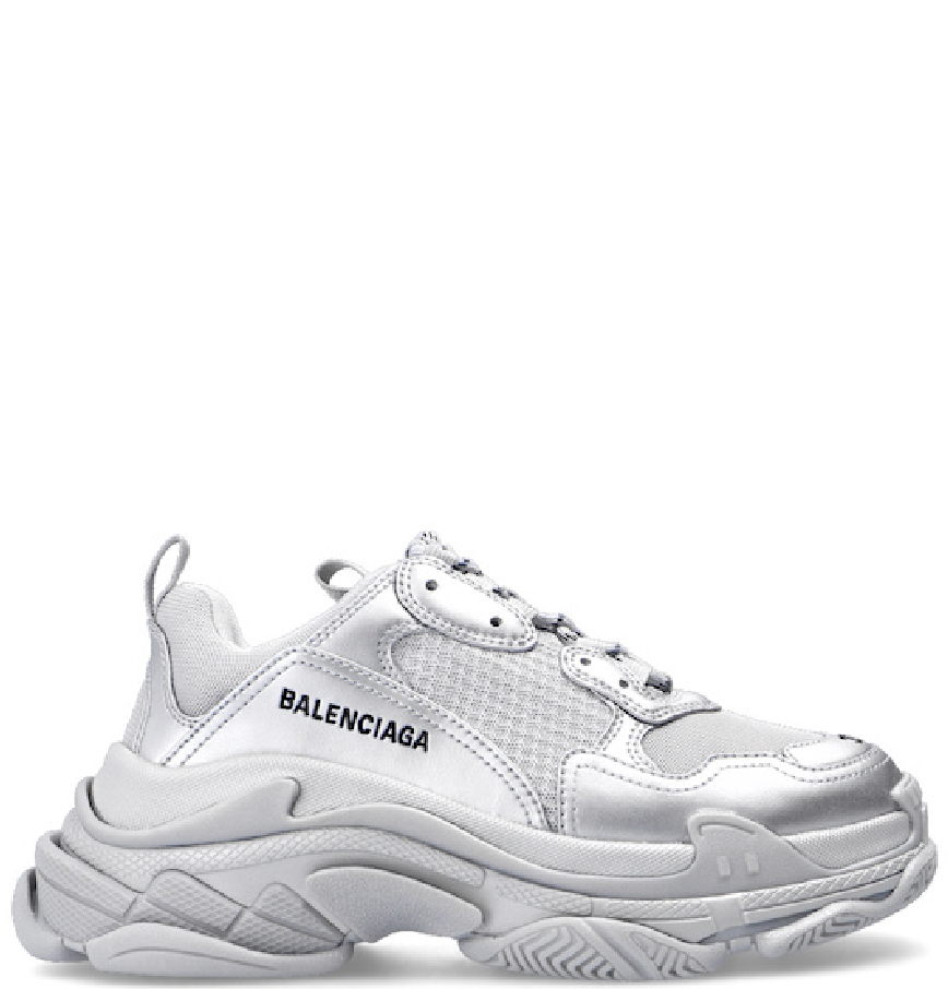 Balenciaga Shoe  Sneakers Triple S in silver colored 869745
