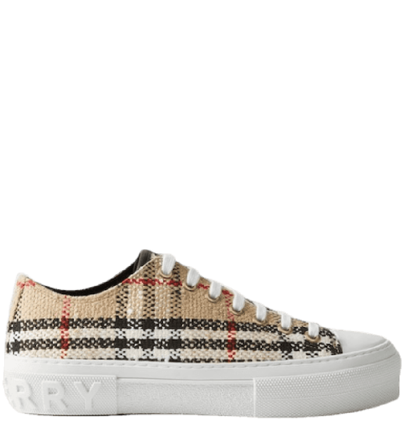  Giày Nữ Burberry Vintage Check Bouclé Sneakers 'Archive Beige' 