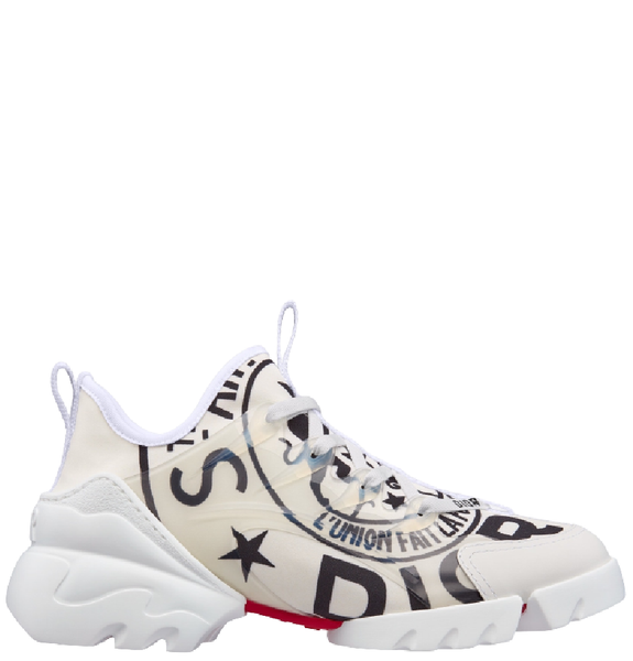  Giày Nữ Dior D-Connect Sneaker 'White' 