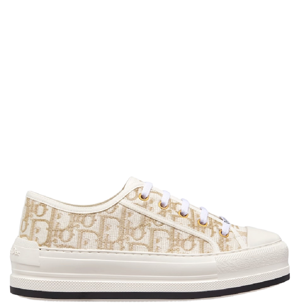  Giày Nữ Dior Walk'N'Dior Platform Sneaker 'Gold Tone' 