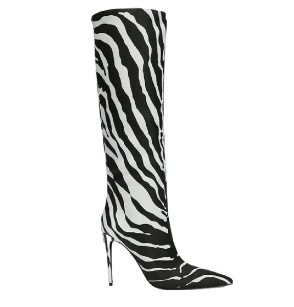  Giày Nữ Dolce & Gabbana Nappa Leather 'Zebra' 