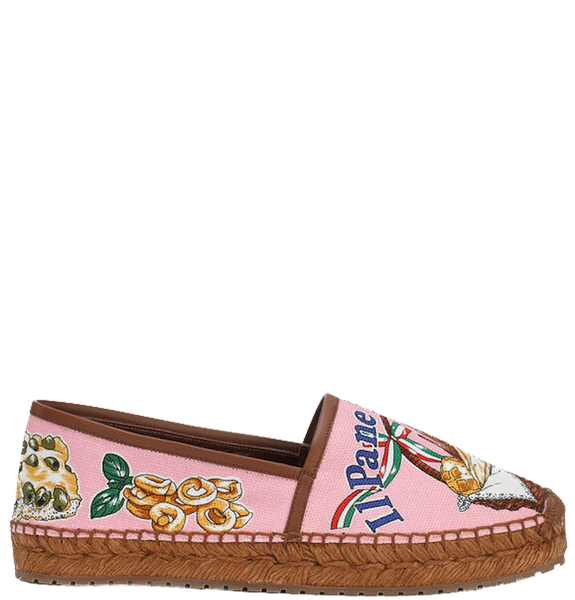  Giày Nữ Dolce & Gabbana Printed Espadrilles 'Canvas' 