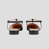  Giày Nữ Gucci Ballet Flat With Double G Logo 'Black' 