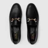  Giày Nữ Gucci Jordaan Loafer 'Black' 