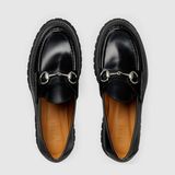  Giày Nữ Gucci Loafer With Horsebit 'Black' 