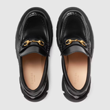  Giày Nữ Gucci Loafer Horsebit 'Black' 