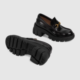  Giày Nữ Gucci Loafer Horsebit 'Black' 