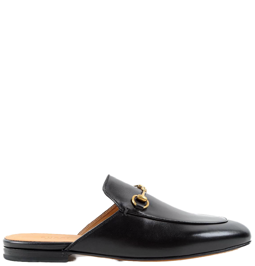  Giày Nữ Gucci Princetown Leather Slipper 'Black' 