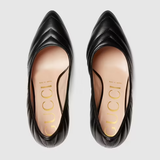  Giày Nữ Gucci Quilted Leather Pumps 'Black' 