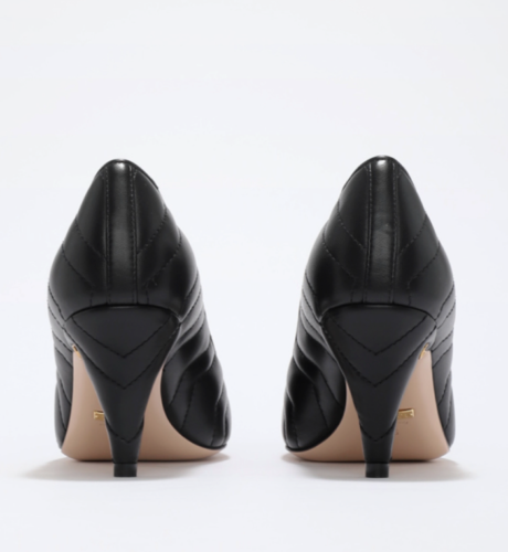  Giày Nữ Gucci Quilted Leather Pumps 'Black' 