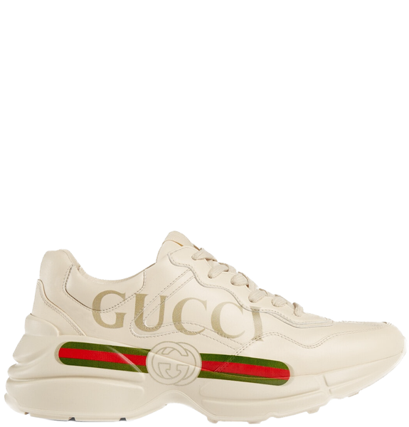  Giày Nữ Gucci Rhyton Leather 'Logo' 