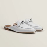  Giày Nữ Hermes Oz Mule 'Blanc' 