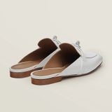  Giày Nữ Hermes Oz Mule 'Blanc' 