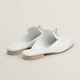  Giày Nữ Hermes Oz Mule 'Blanc' 