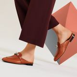 Giày Nữ Hermes Oz Mule 'Naturel' 