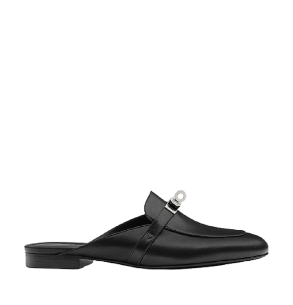  Giày Nữ Hermes Oz Mule Noir 