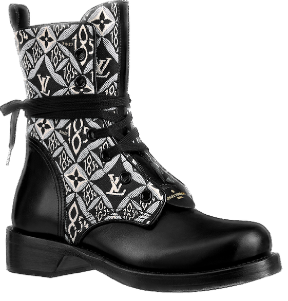  Giày Nữ Louis Vuitton Since 1854 Metropolis Flat Rangers 'Black' 