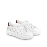  Giày Nữ Louis Vuitton Time Out Trainers 'White Silver' 