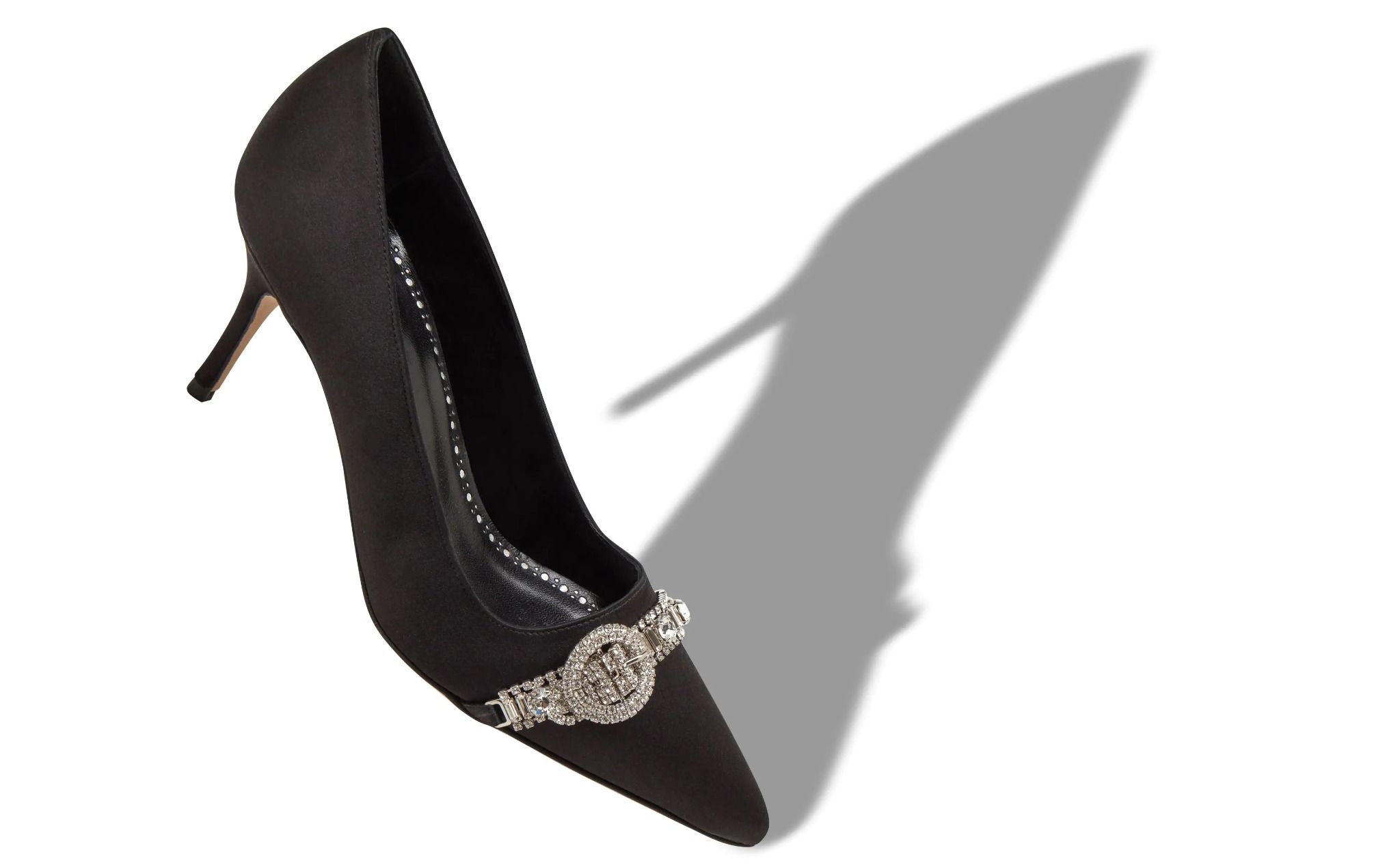  Giày Nữ Manolo Blahnik Asapump Embellished Pumps 'Black' 
