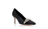 Giày Nữ Manolo Blahnik Asapump Embellished Pumps 'Black' 