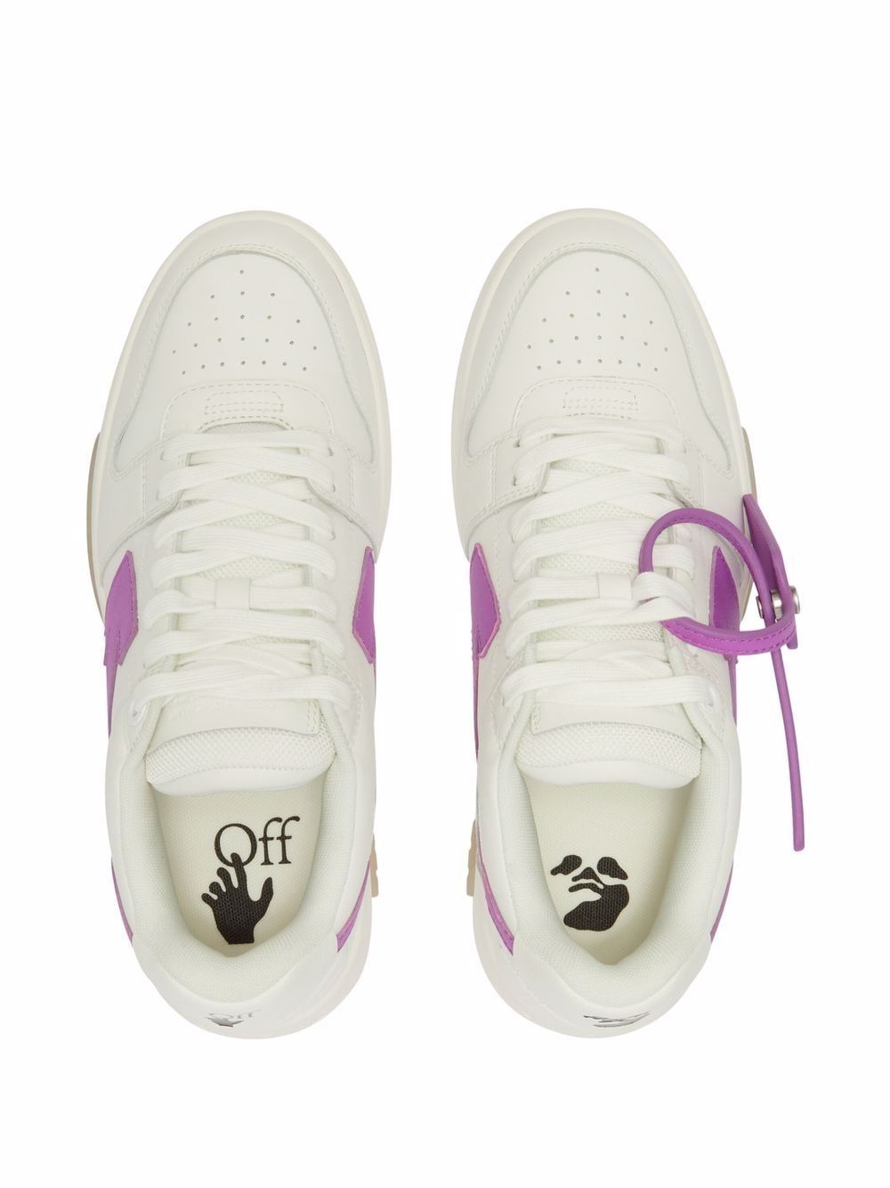  Giày Nữ Off-White Out Of Office 'White Purple' 