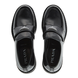  Giày Mule Nữ Prada Logo Brushed 'Black' 