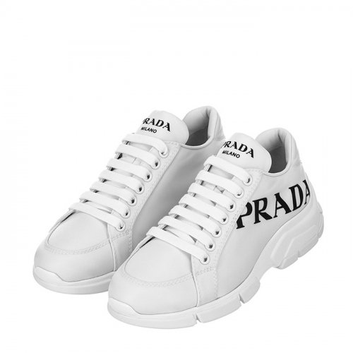  Giày Nữ Prada Nylon Bicolor 'White' 