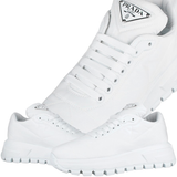  Giày Nữ Prada Nylon Gabardine 'White' 