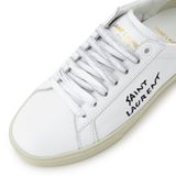  Giày Nữ Saint Laurent Court Classic Sneakers 'White' 