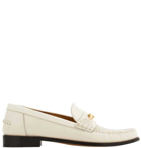  Giày Nữ Salvatore Ferragamo New Vara Chain Loafer 'Mascarpone' 