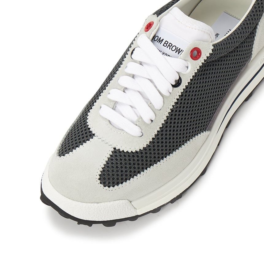 Giày Nữ Thom Browne Tech Runner Mesh Sneakers 'Gray' FFD054A