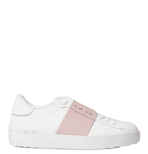  Giày Nữ Valentino Open Smooth 'White Pink' 